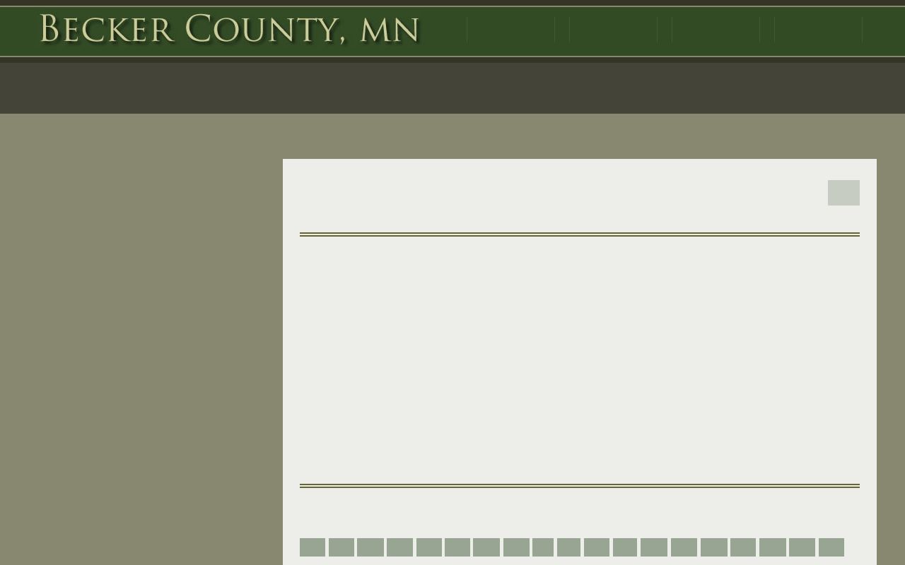 Becker County active-warrant record source page